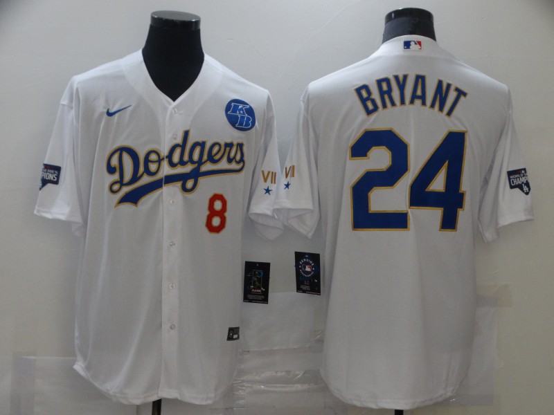 Dodgers 8 Kobe Bryant White Nike 2021 Gold Program KB Cool Base Jersey,We sell and wholesale Dodgers 8 Kobe Bryant White Nike 2021 Gold Program KB Cool Base Jersey on line form chian!